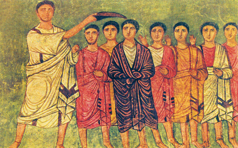 המלכת דוד, תמשיך (פרסקט) מבית הכנסת דורא ארופוס המלכת דוד, תמשיח מבית הכנסת דורא ארופוס