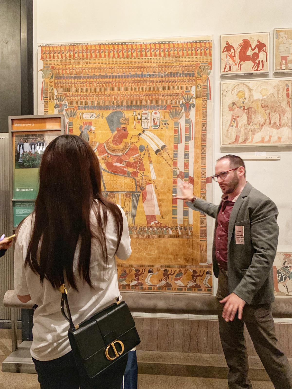 AliBaba executives on a private VIP tour at the Metropolitan Museum of Art, New York