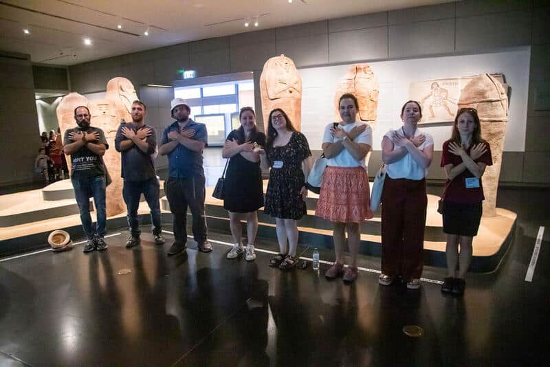 Photo of the Magical Night in the Museum tour. Photo: Kineret Rifkind
