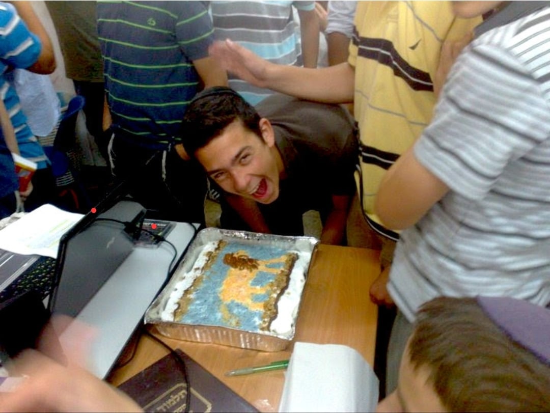 End of year celebration, after learning the Book of Daniel. Jerusalem, 2011