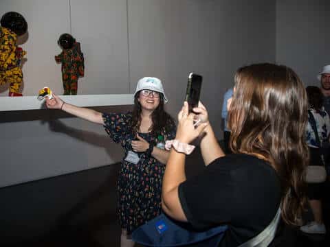 Photo of the Magical Night in the Museum tour. Photo: Kineret Rifkind