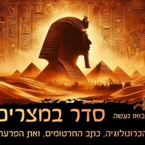 בואו נעשה סדר במצרים